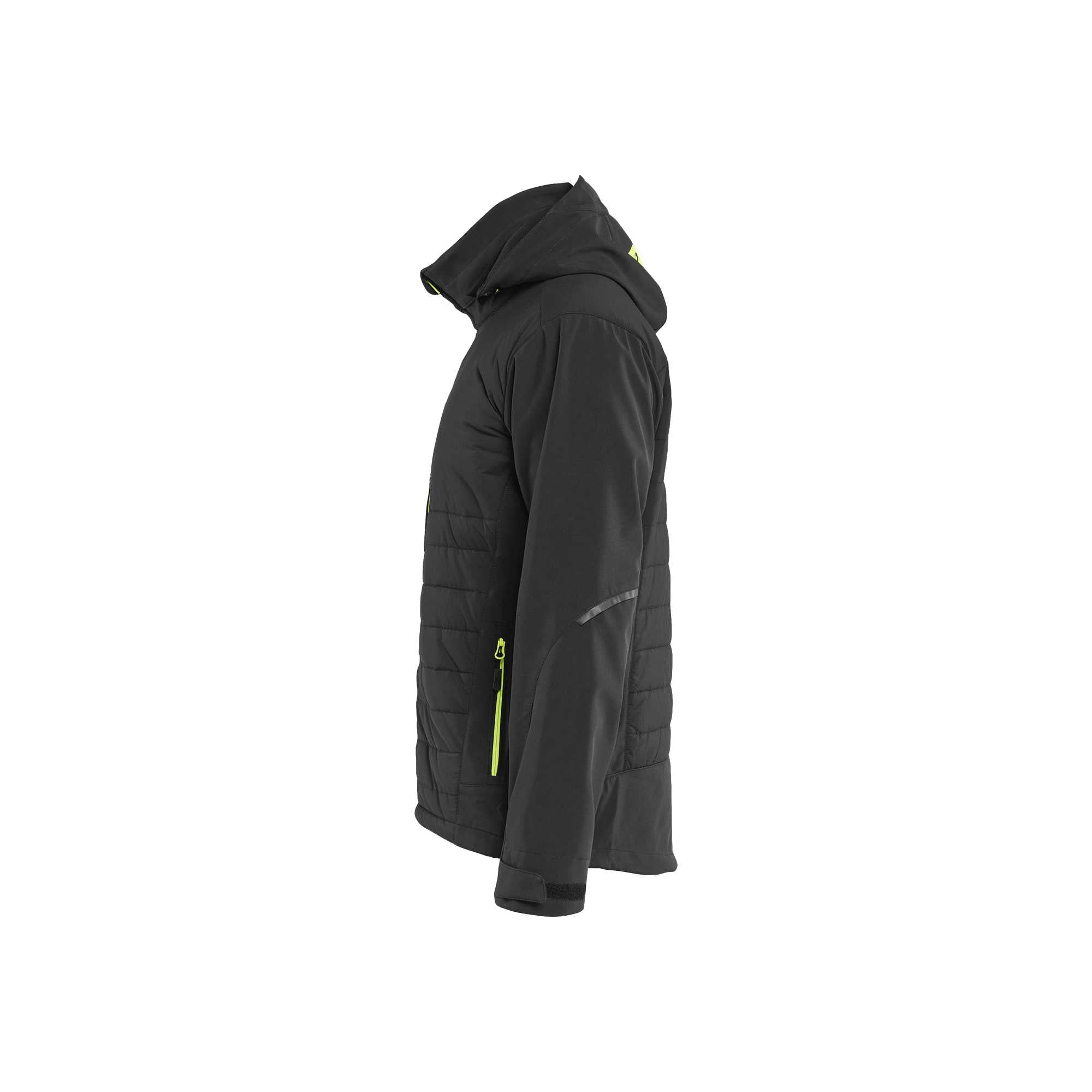 BLAKLADER 47432513 Hybrid Jacket Hi Vis Reflective Softshell Work Jacket MEN - Waterproof